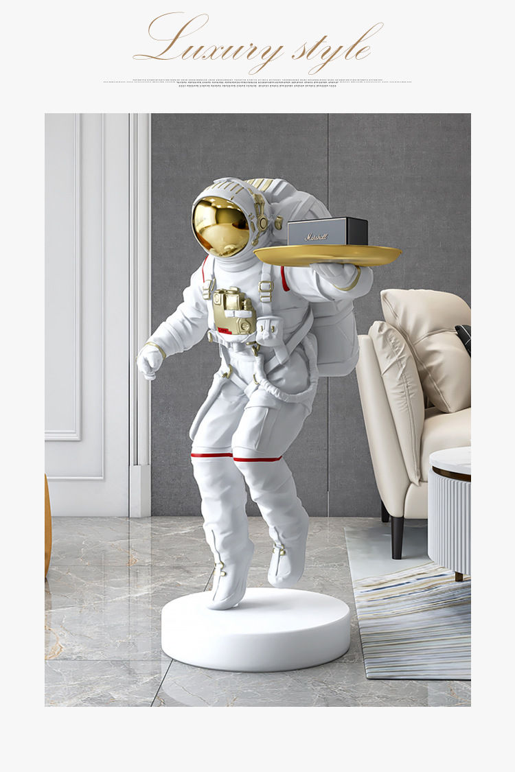 1L610044 Astronaut Statue Life Size Fiberglass (8)