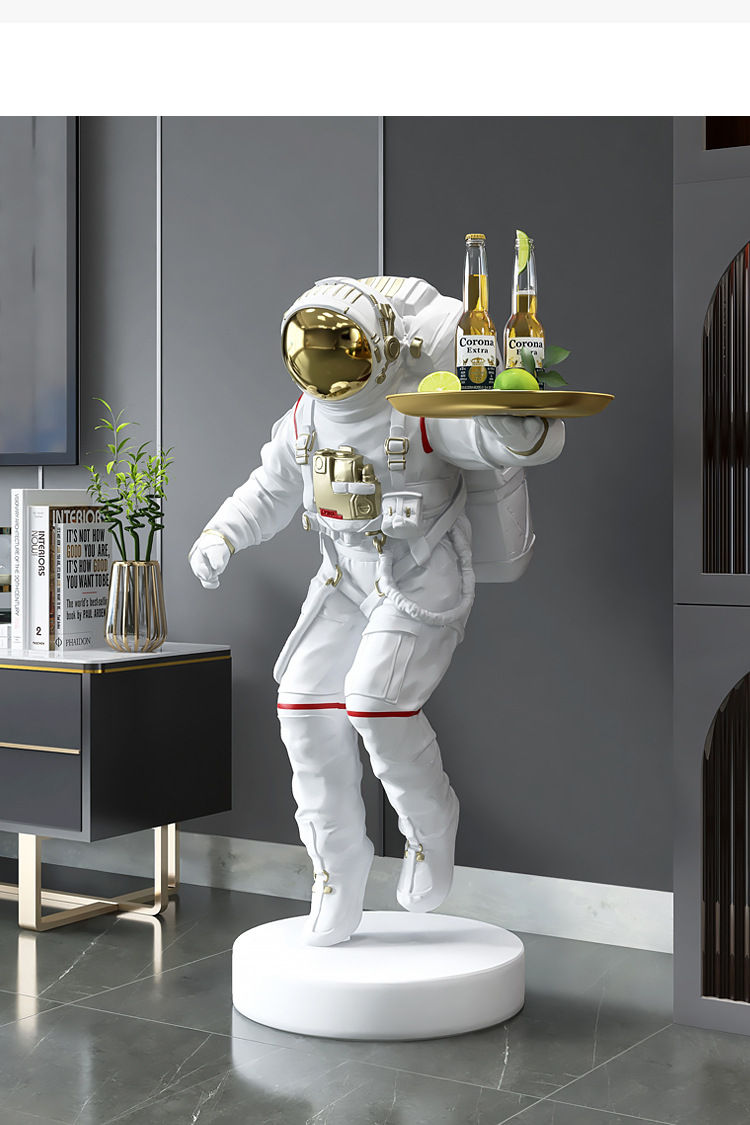 1L610044 Astronaut Statue Life Size Fiberglass (9)