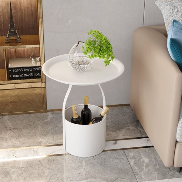 1L610046 Small Side Table With Wine Rack (15)