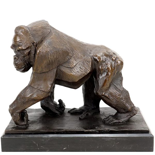 1L308001 Bronze Gorilla Sculpture China Maker (1)