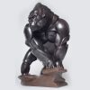 1L308007 Metal Gorilla Sculpture China Maker (1)