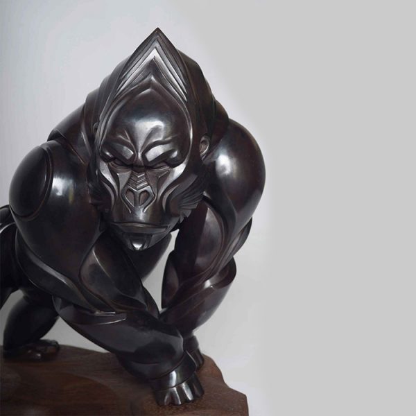 1L308007 Metal Gorilla Sculpture China Maker (5)