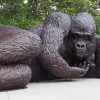 1L315001 Statua Gorilla Gigante Giant Gorilla Statue (4)