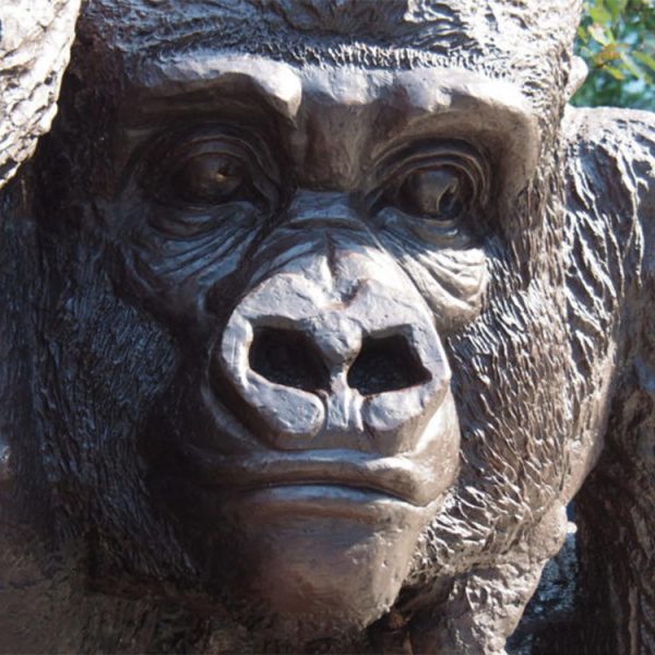 1L315001 Statua Gorilla Gigante Giant Gorilla Statue (5)