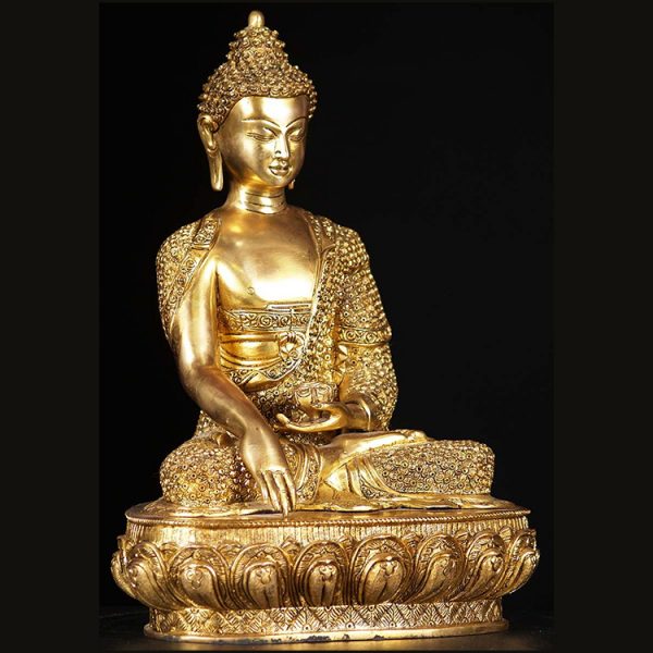 BS04003 Brass Buddha Statue 2 Feet Factory (2)