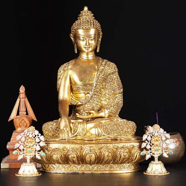 BS04003 Brass Buddha Statue 2 Feet Factory (4)