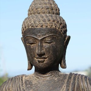 BS04004 Varada Mudra Buddha Statue Garden (8)