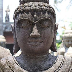 BS04010 Vente de statue de Bouddha en laiton antique (4)