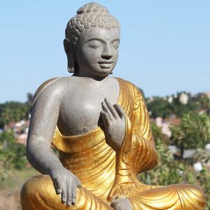BS04010 Vente de statue de Bouddha en laiton antique (2)