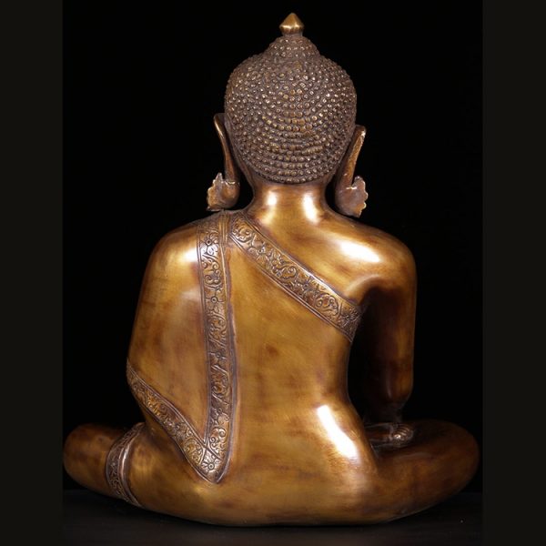 BS04010 Antique Brass Buddha Statue Sale (5)