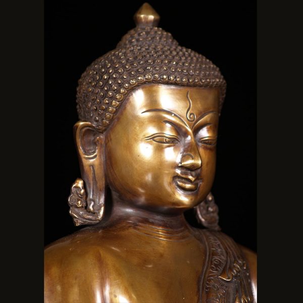 BS04010 Antique Brass Buddha Statue Sale (6)