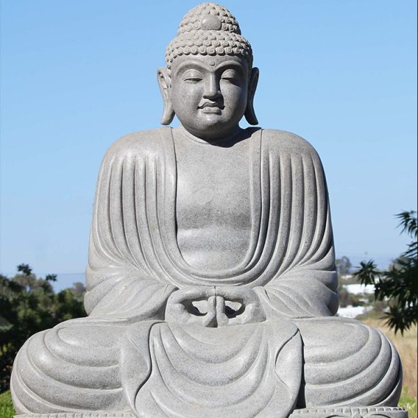BS05036 Stone Buddha Statue Garden Maker (1)