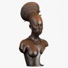 1L315002 Dekofiguren Afrikanisch African Woman Statue (6)