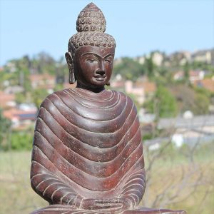 LS0108 statue de bouddha méditant pour jardin (9)