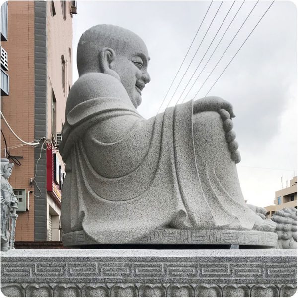 1JC17001 Maitreya Bodhisattva Statue Stone (9)