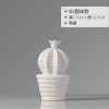 1JC21067 White Ceramic Cactus China Factory (17)