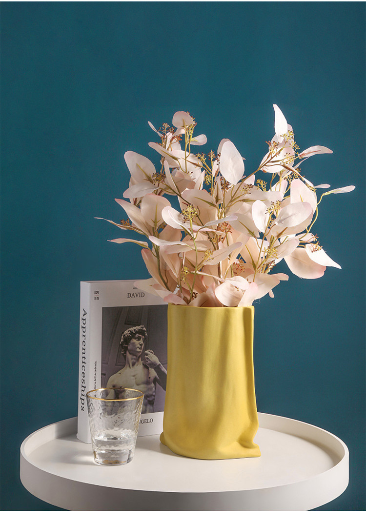 1JC21202 Morandi Ceramics Flower Vase Factory Detail (15)