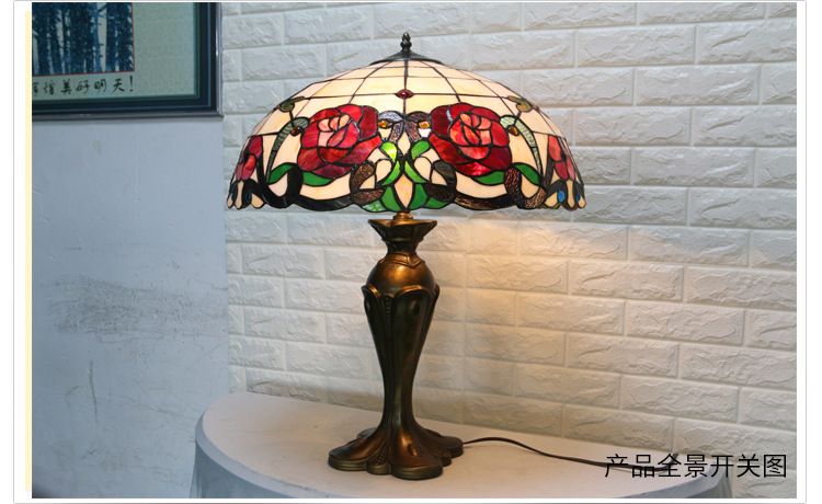 ZZB15026 Lampe Tiffany Vintage China Factory (4)