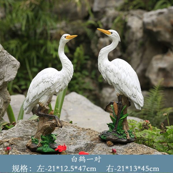 ZZB26010 large outdoor crane statues factory (12)