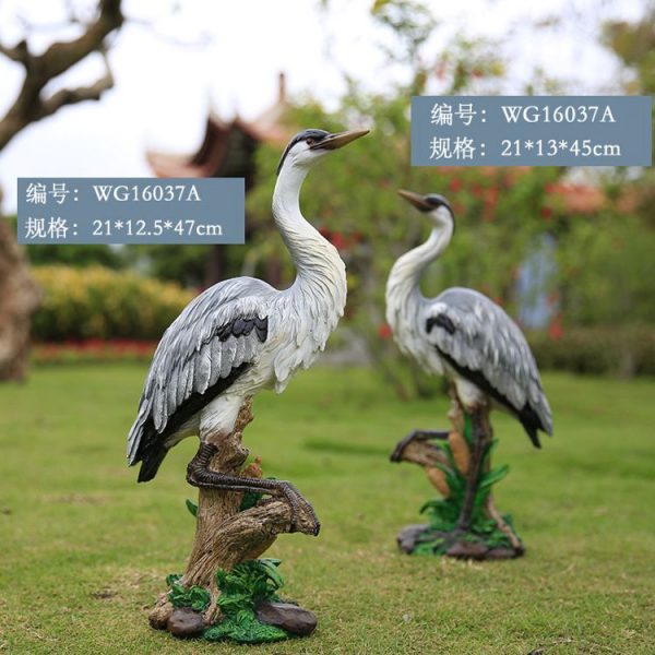 ZZB26010 large outdoor crane statues factory (15)