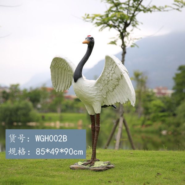 ZZB26010 large outdoor crane statues factory (5)