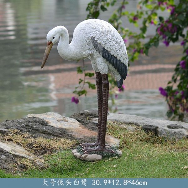 ZZB26010 large outdoor crane statues factory (8)