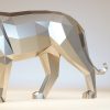 1L901003 Geometric Tiger Statue Stainless Steel (6)