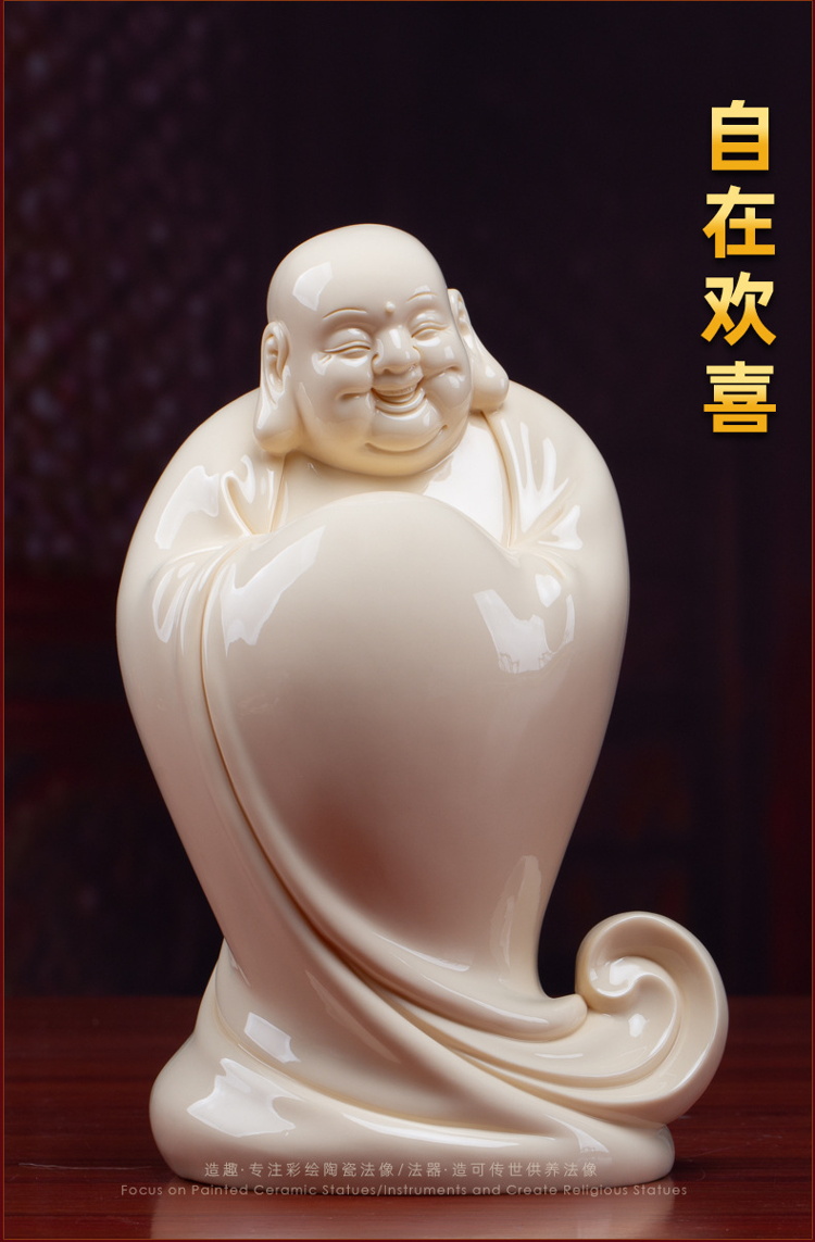 1L919003 Ceramic Laughing Buddha Statue Sale (4)