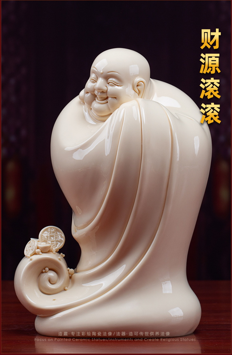 1L919003 Ceramic Laughing Buddha Statue Sale (8)
