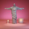 1LC23002 New Christ The Protector Statue (3)