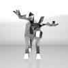 1LC23015 Metal Moose Yard Sculpture Maker (3)