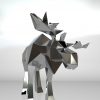 1LC23015 Metal Moose Yard Sculpture Maker (4)