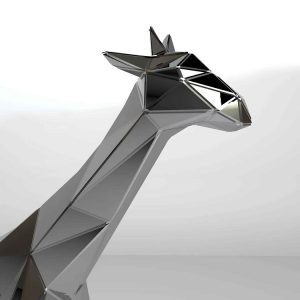 1LC23025 Large Metal Giraffe Sculpture For Sale (5)