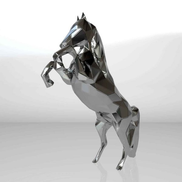 1LC23026 Stainless Steel Horse Sculpture Factory (6)