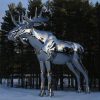 1L815004 Life Size Moose Statue For Sale (1)