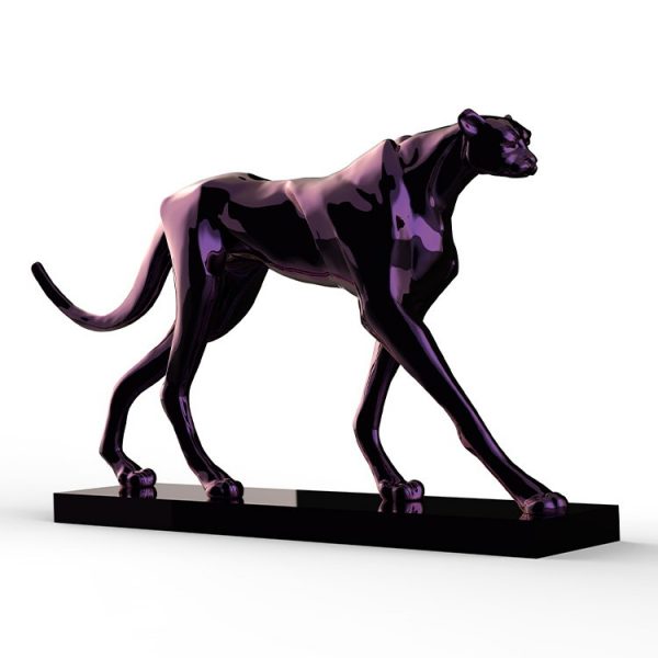 1LK10001 estatua leopardo preto (4)