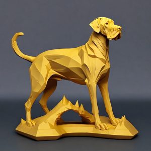 1M221002 resin dog statues life size