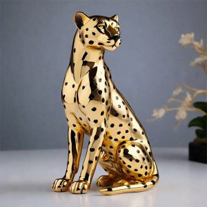 1M313001 large ceramic cheetah statue (5)