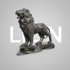 1M326006 geometric lion statue china maker (5)