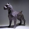 1M402002 pitbull dog statue geometric (4)