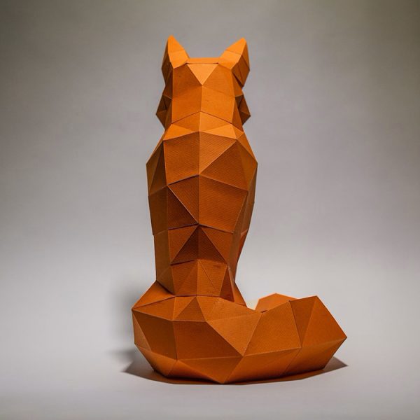1M402005 geometric fox statue china maker (3)