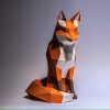 1M402005 geometric fox statue china maker (4)